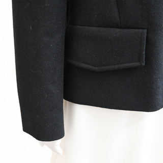 TOM FORD | Black Wool Peacoat