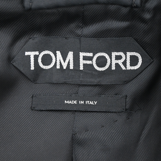 TOM FORD | Black Wool Peacoat