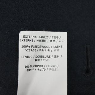 TOM FORD | Black Wool Peacoat