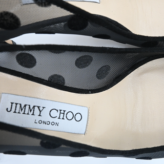 JIMMY CHOO | Dorothy Polka Dots Lame Glitter Pumps