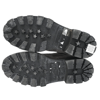 JIMMY CHOO | Gray Suede Studded Buckled Booties