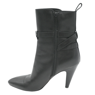 VERONICA BEARD | Sohelia Buckled Black Leather Heeled Boots