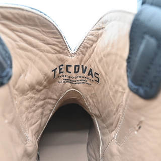 TECOVAS | The Penny Black Leather Ankle Western Booties