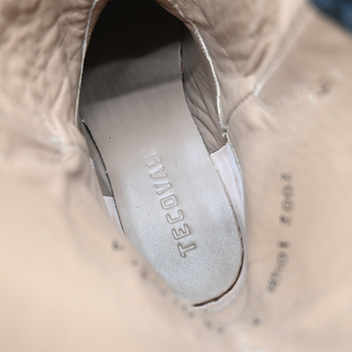 TECOVAS | The Penny Black Leather Ankle Western Booties