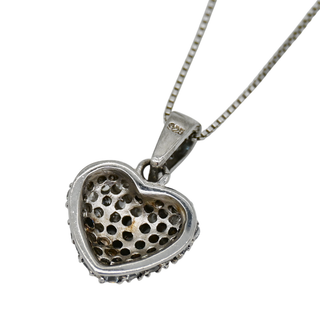 &nbsp; | Sterling Silver Crystal Heart Necklace