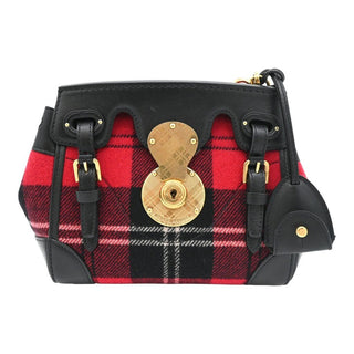 RALPH LAUREN | Soft Ricky Plaid Mini Satchel Bag