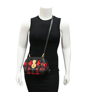 RALPH LAUREN | Soft Ricky Plaid Mini Satchel Bag