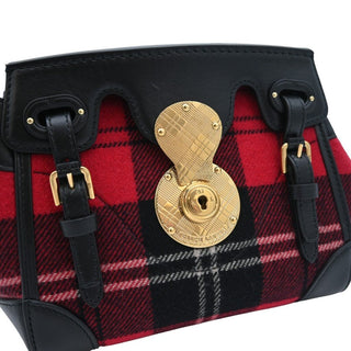 RALPH LAUREN | Soft Ricky Plaid Mini Satchel Bag