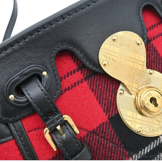 RALPH LAUREN | Soft Ricky Plaid Mini Satchel Bag