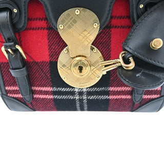 RALPH LAUREN | Soft Ricky Plaid Mini Satchel Bag