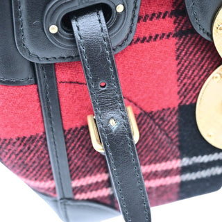 RALPH LAUREN | Soft Ricky Plaid Mini Satchel Bag