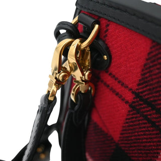 RALPH LAUREN | Soft Ricky Plaid Mini Satchel Bag