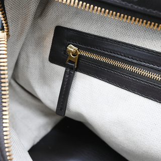 BOTTEGA VENETA | Loop Intrecciato Dark Brown Leather Weekend Bag