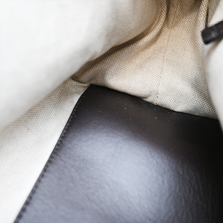 BOTTEGA VENETA | Loop Intrecciato Dark Brown Leather Weekend Bag