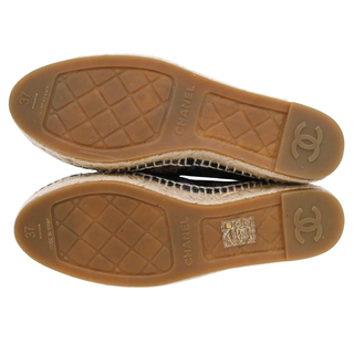 CHANEL | Multicolored Floral Twill CC Espadrilles