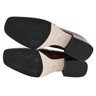 DONALD PLINER | Avi Oxwood Red Patent Heeled Loafers