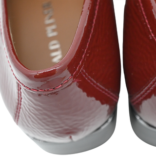 DONALD PLINER | Avi Oxwood Red Patent Heeled Loafers