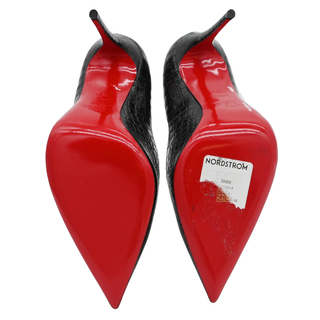 CHRISTIAN LOUBOUTIN | Kate Brown Croc-Embossed Pumps