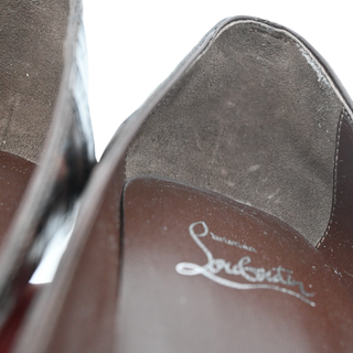 CHRISTIAN LOUBOUTIN | Kate Brown Croc-Embossed Pumps