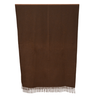 &nbsp; | Brown Paisley Fringe Scarf