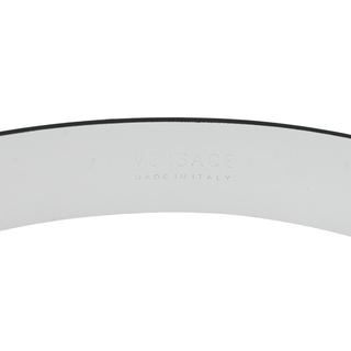 VERSACE | White Double-Ring Medusa Charm Belt