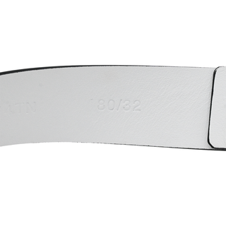 VERSACE | White Double-Ring Medusa Charm Belt