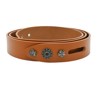 ISABEL MARANT | Tan Lecca Floral Studded Belt