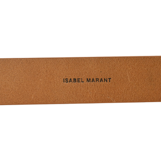 ISABEL MARANT | Tan Lecca Floral Studded Belt