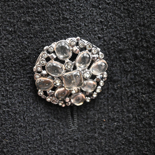 CHANEL | Black Tweed Satin Trim Overcoat