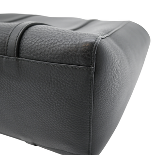 BALENCIAGA | Everyday Black Leather Logo Tote Bag