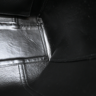 BALENCIAGA | Everyday Black Leather Logo Tote Bag