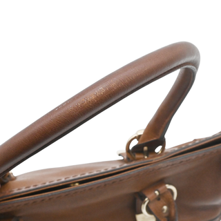 GUCCI | GG Signature Signoria Tan Leather Shoulder Bag