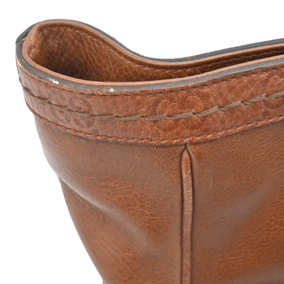 GUCCI | GG Signature Signoria Tan Leather Shoulder Bag