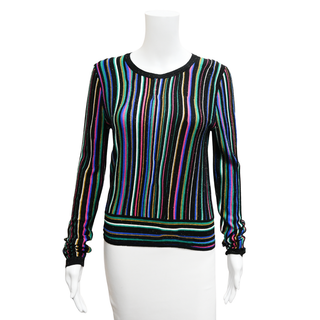 DVF | Arisha Laser Stripe Knit Sweater