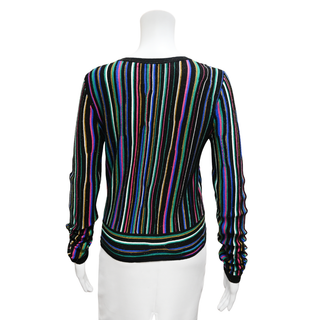 DVF | Arisha Laser Stripe Knit Sweater