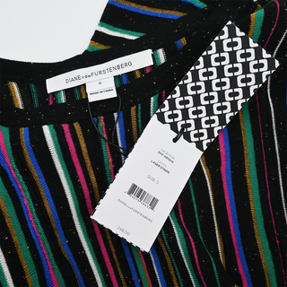 DVF | Arisha Laser Stripe Knit Sweater