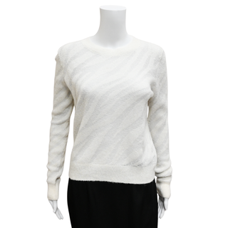 RAG & BONE | Chalk Germain Metallic Zebra Sweater