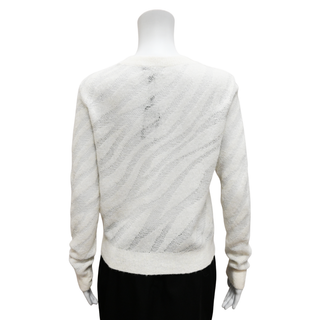 RAG & BONE | Chalk Germain Metallic Zebra Sweater
