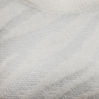 RAG & BONE | Chalk Germain Metallic Zebra Sweater