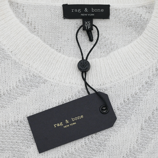 RAG & BONE | Chalk Germain Metallic Zebra Sweater