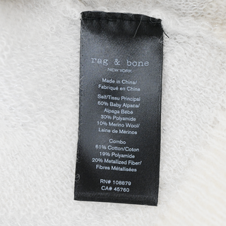 RAG & BONE | Chalk Germain Metallic Zebra Sweater