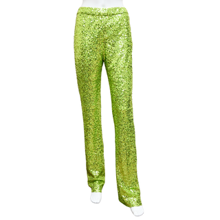 BADGLEY MISCHKA | Sparkling Green Sequin Pants