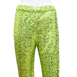 BADGLEY MISCHKA | Sparkling Green Sequin Pants