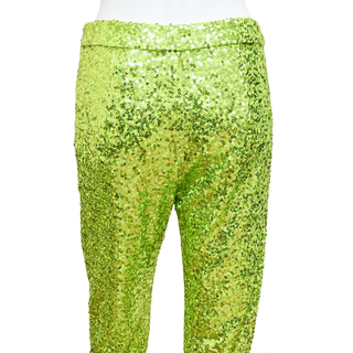 BADGLEY MISCHKA | Sparkling Green Sequin Pants