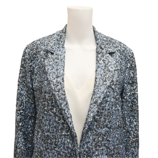 ZADIG & VOLTAIRE | Vanille Denim Blue Sequin Blazer