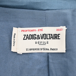 ZADIG & VOLTAIRE | Vanille Denim Blue Sequin Blazer