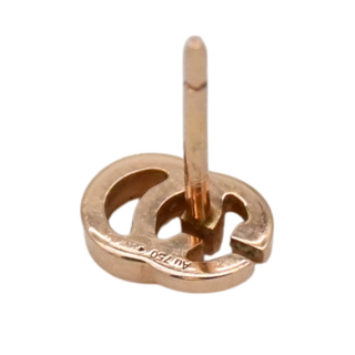 GUCCI | 18K Rose Gold Running G Stud Earrings