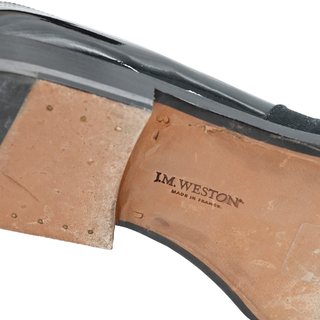 JM WESTON | Black Tuxedo Loafers