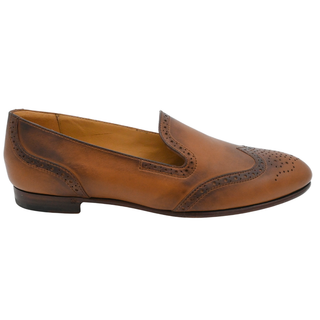 RALPH LAUREN | Quincy Tan Leather Loafers