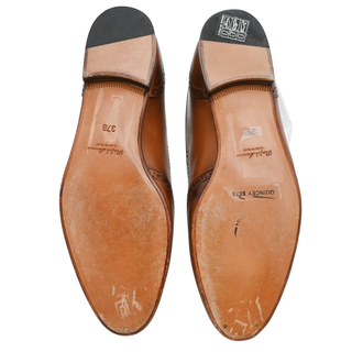 RALPH LAUREN | Quincy Tan Leather Loafers